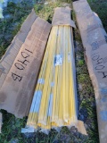 Yellow Reflective Marking Stakes 48in
