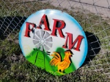 Farm Setting Hanging Sign
