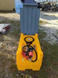 Unused 60 Gallon Poly Diesel Tank with 12v Pump