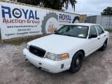 2010 Ford Crown Victoria 4-Door Police Cruiser