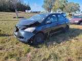 2012 Toyota Yaris Wrecked Sedan