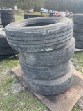 4 Commercial Truck Tires