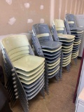 42 Plastic Stacking Chairs