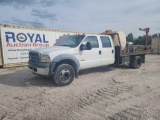 2007 Ford F-550 Crew Cab Flatbed Truck