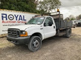 1999 Ford F-550 Flatbed Utility Truck