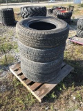 Set of 4 Used LT245/75R15 Truck Tires