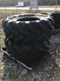 2 Unused 19.5L-24 BHL532 Backhoe Tires