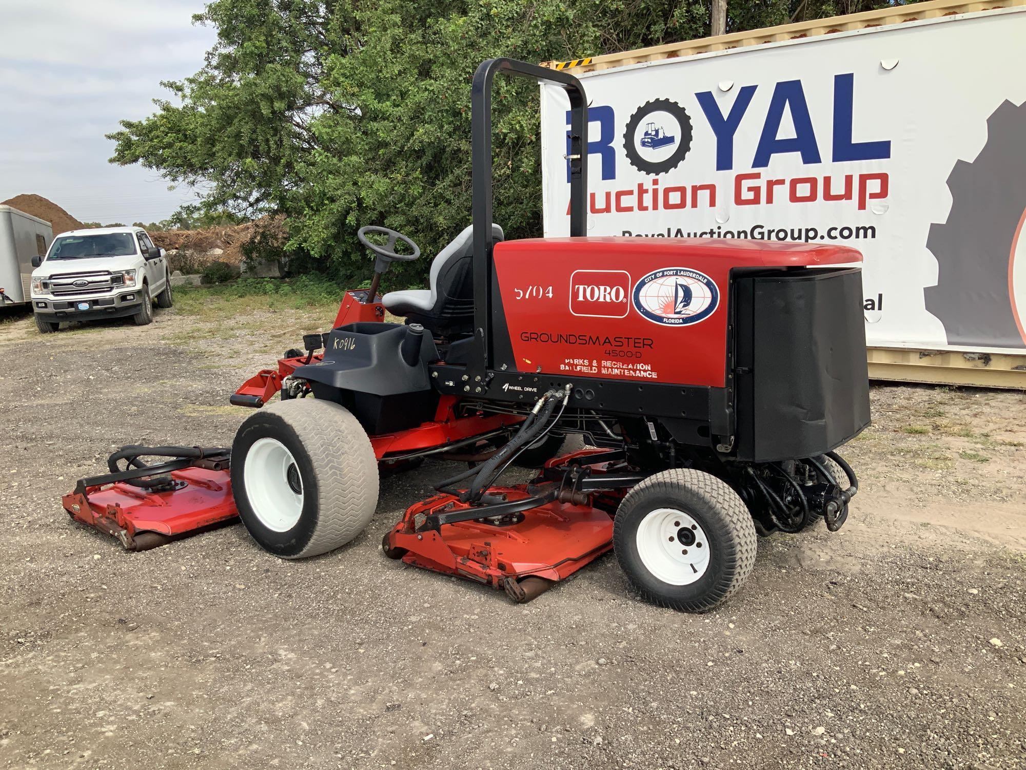 Toro groundsmaster 4500d new arrivals