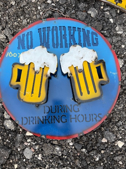 Drinking sign