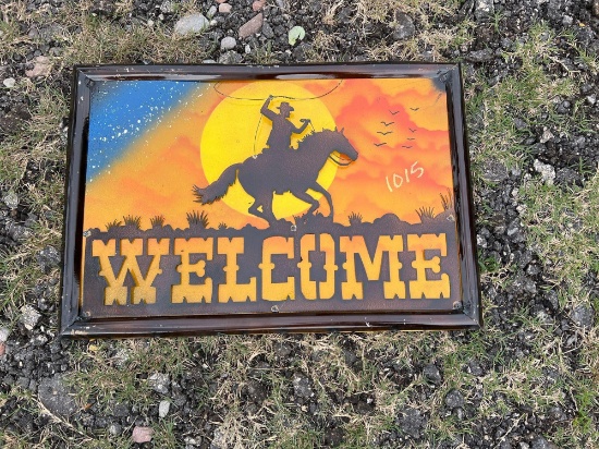 Welcome sign