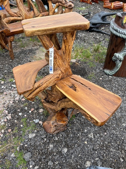Teakwood Plant Stand