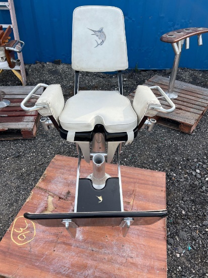 Fishing boat fighting chair