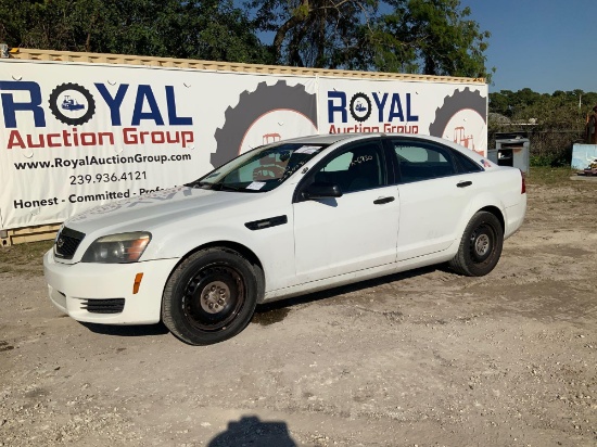 2012 Chevrolet Caprice 4 Door Police Cruiser