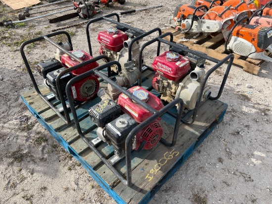 Pallet of Honda Water Pumps