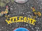 Welcome sign