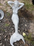 Aluminum Mermaid Yard Art