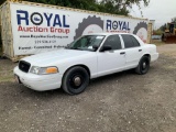 2009 Ford Crown Victoria 4 Door Police Sedan