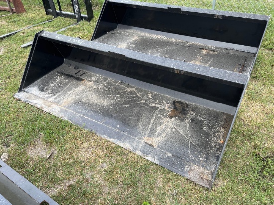 Unused 84in Skid Steer Bucket