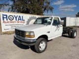 1997 Ford F-450 Cab and Chassis Truck