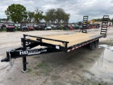 2022 HD Trailer Solutions DO14 22ft 7 Ton T/A Trailer with Ramps