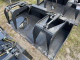 Unused 72in JCT Dual Cylinder Grapple Bucket