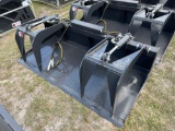 Unused JCT 72in Dual Cylinder Grapple Bucket