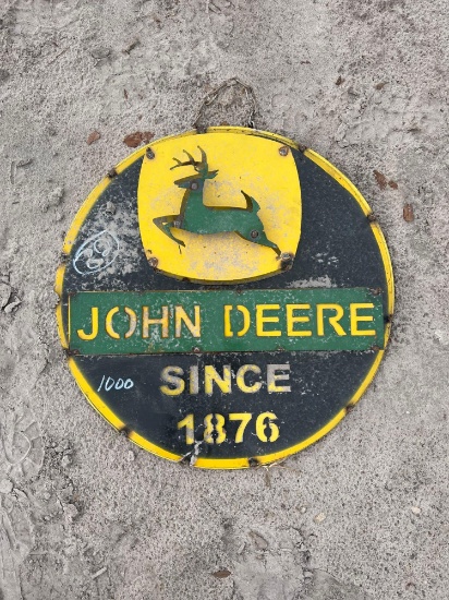 John Deere sign