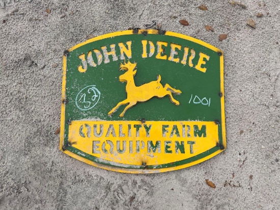 John Deere sign