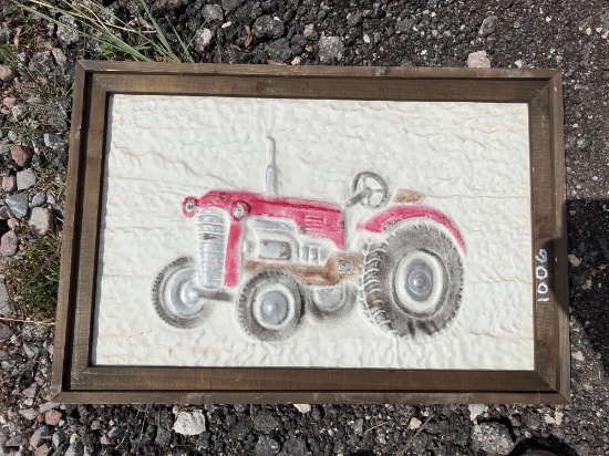 Tractor 3D Picture and Frame