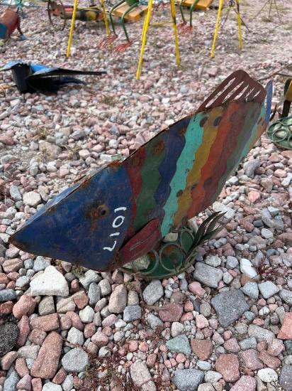 Metal Fish Decor