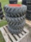 Four Unused Camso 10-16.5 Skid Steer Wheels and Tires