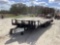 1988 25ft Tri-Axle Hydraulic Ramp Dovetail Trailer