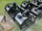 Unused Skid Steer 78in Dual Cylinder Grapple Bucket