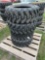 Four Unused Camso 10-16.5 Skid Steer Tires