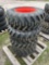 Four Unused Camso 12-16.5 Skid Steer Wheels and Tires