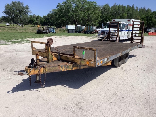 T/A Pintle Hitch Trailer with Ramps