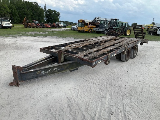 20FT T/A Pintle Hitch Trailer