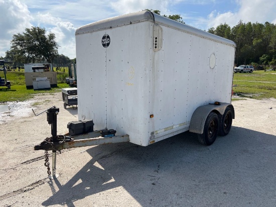 2002 Wells Cargo 12FT T/A Enclosed Trailer