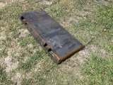 Unused Skid Steer Mounting Plate