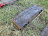 Unused Skid Steer Plate