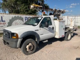 2006 Ford F-550 4x4 Ground Rod Driver Truck