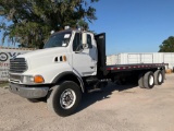 2007 Sterling L8500 T/A Moffett Flatbed Truck 24ft