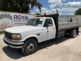 1997 Ford F-350 Flatbed Pickup Truck 12.5ft