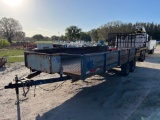 20ft Metal Deck T/A Utility Trailer