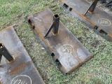 Unused Skid Steer Hitch Plate