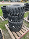 Four Unused Camso 12-16.5 Skid Steer Tires