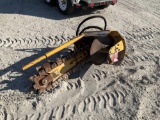 Ride-On Skid Steer Trencher Attachment