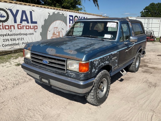 1989 Ford Bronco Sport Utility Vehicle