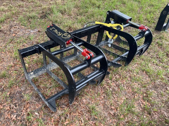 72in Dual Cylinder Root Grapple Bucket