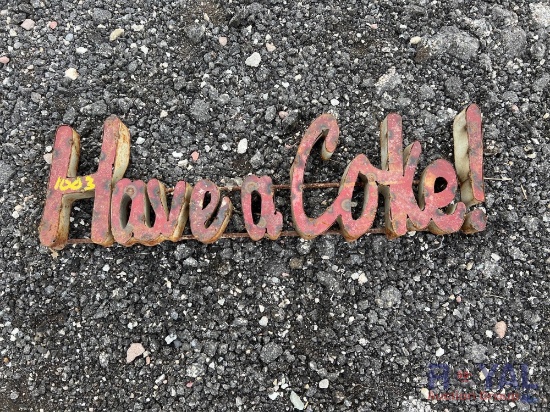 Have a Coke sign